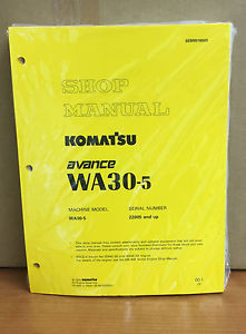 Komatsu Vietnam  WA30-5 Avance Wheel Loader Shop Service Repair Manual