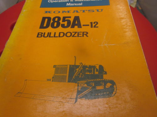 Komatsu Bahamas  D85A-12 Bulldozer Operation & Maintenance Manual