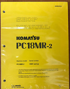 Komatsu Belarus  Service PC18MR-2 Shop Repair Manual NEW