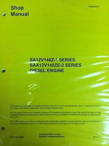 Komatsu Cuinea  SA12V140-1 Series Engine Factory Shop Service Repair Manual