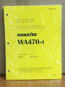 Komatsu Burma  WA470-1 Wheel Loader Shop Service Repair Manual