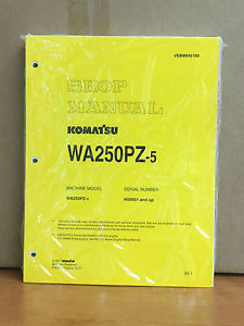 Komatsu Haiti  WA250PZ-5 Wheel Loader Shop Service Repair Manual