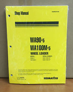 Komatsu Brazil  WA90-5, WA100M-5 Wheel Loader Shop Service Repair Manual