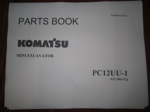 Komatsu Gambia  PC12UU-1 mini excavator parts Manual