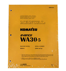 Komatsu Uruguay  WA30-5 Wheel Loader Service Repair Manual