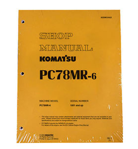 Komatsu Honduras  Service PC78MR-6 Excavator Shop Repair Manual