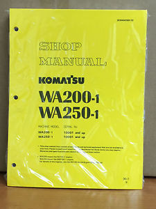 Komatsu Solomon Is  WA200-1, WA250-1 Wheel Loader Shop Service Repair Manual