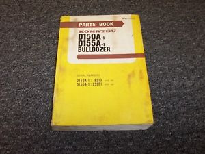 Komatsu Liechtenstein  D150A-1 D155A-1 Bulldozer Dozer Crawler Original Parts Catalog Manual