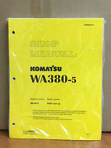 Komatsu Bulgaria  WA380-5 Wheel Loader Shop Service Repair Manual