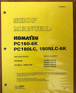 Komatsu Russia  Service PC160-6K, PC180LC-6K/NLC-6K Shop Manual