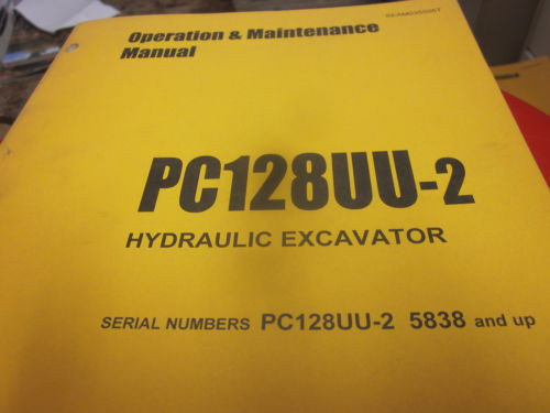 Komatsu Liechtenstein  PC128UU-2 Hydraulic Excavator Operation & Maintenance Manual