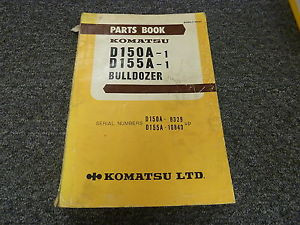 Komatsu Burma  D150A-1 D155A-1 Bulldozer Dozer Part Catalog Manual Manual