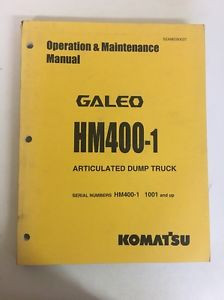 Komatsu Argentina  HM400-1 Shop Service Manual Articulated Dump Truck