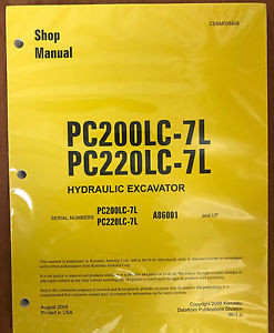 Komatsu United States of America  PC200LC-7L, PC220LC-7L Hydraulic Excavator Shop Repair Service Manual