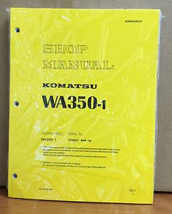 Komatsu Gibraltar  WA350-1 Wheel Loader Shop Service Repair Manual