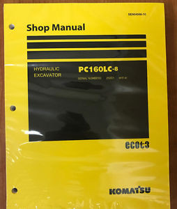 Komatsu Bahamas  Service PC160LC-8 Manual Shop Repair