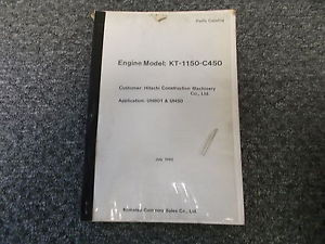 Komatsu Suriname  Dresser KT-1150-C450 Engine Parts Catalog Manual UH801 UH50