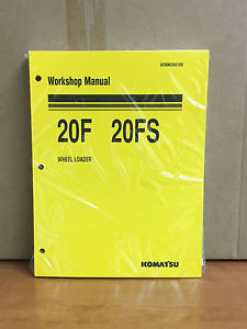 Komatsu France  20F, 20FS Wheel Loader Shop Service Repair Manual