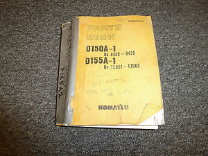 Komatsu Gambia  D150A1 D155A1 Bulldozer Parts Catalog Manual Manual