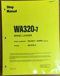 Komatsu Gambia  WA320-7 Wheel Loader Shop Service Repair Manual