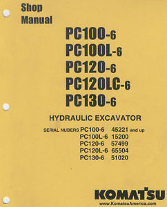 Komatsu Egypt  Hyd Exc Shop Manual-PC100/120/130