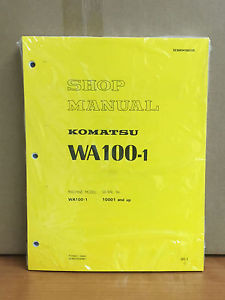 Komatsu Fiji  WA100-1 Wheel Loader Shop Service Repair Manual