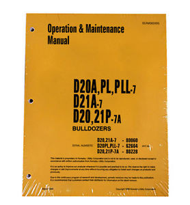 Komatsu Botswana  D20A,PL,PLL Dozer Operation & Maintenance Manual