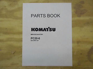 Komatsu Niger  PC20-6 mini excavator parts Manual
