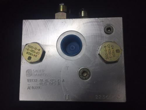 Sauer Danfoss  Hydraulic  Lock Control Valve 1EEC12-01-B-12S-E-A-XXX-10.0-015