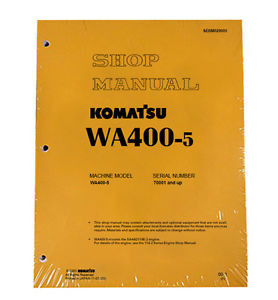 Komatsu Ethiopia  WA400-5 Wheel Loader Service Repair Manual
