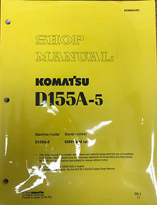 Komatsu Slovenia  D155A-5 Service Repair Workshop Printed Manual