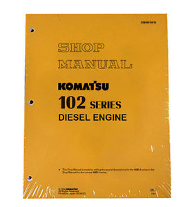 Komatsu Brazil  Engines 102-E Series Service Shop Manual