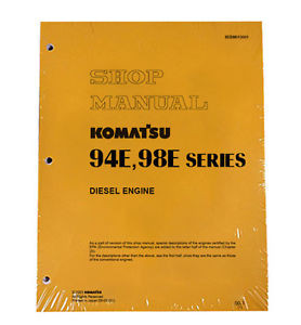 Komatsu Guinea  Service Diesel Engines 94E, 98E Shop Manual