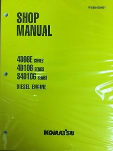 Komatsu Costa Rica  4D98E 4D106 S4D106 Series Engine Factory Shop Service Repair Manual