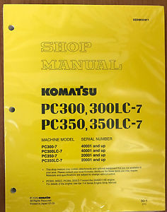 Komatsu Ecuador  Service PC300-7/PC300LC-7/PC350-7/LC-7 Manual