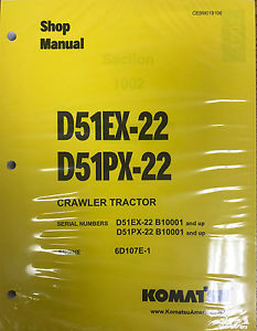 Komatsu Denmark  D51EX-22 D51PX-22 Dozer Service Repair Shop Manual