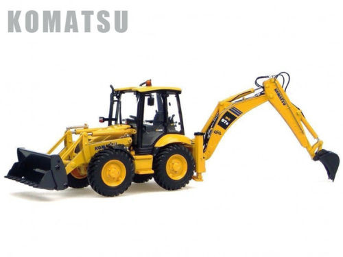 UH8015 Cuinea  UH Universal Hobbies Komatsu WB 97S Construction Machine Diecast 1:50
