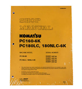 Komatsu Fiji  Service PC160-6K, PC180LC-6K/NLC-6K Shop Manual