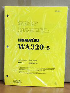 Komatsu Guinea  WA320-5 Wheel Loader Shop Service Repair Manual