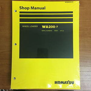 Komatsu Samoa Eastern  WA200-7 Wheel Loader Shop Service Repair Manual