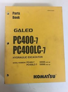 Galeo Gibraltar  Komatsu PC400-7 PC400LC-7 Hydraulic Excavator Parts Book