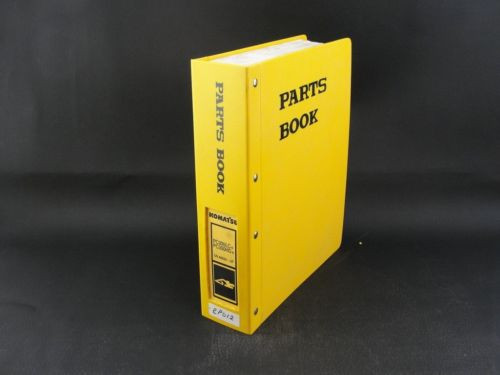 Komatsu Liberia  excavator parts book manual PC300LC-6 PC300HD-6 BEPB005200