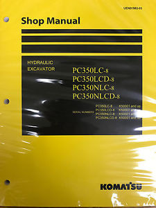 Komatsu Reunion  PC300-8 PC300LC-8 PC350-8 PC350LC-8 Service Repair Printed Manual