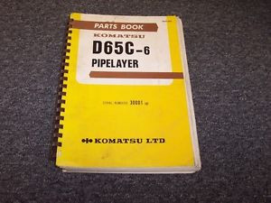 Komatsu Luxembourg  D655C-6 Pipelayer Original Factory Parts Catalog Manual Guide 30001-UP