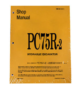 Komatsu Niger  Service PC75R-2 Excavator Shop Manual NEW #2
