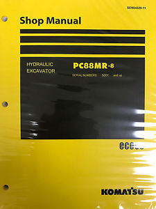 Komatsu Niger  PC88MR-8 Service Repair Printed Manual