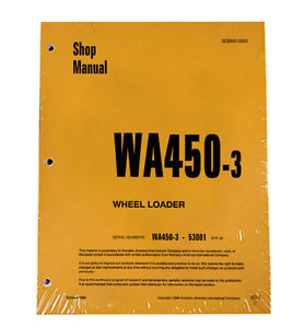 Komatsu Suriname  WA450-3 Wheel Loader Service Repair Manual #1