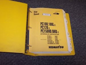 Komatsu Guinea  PC100-3 PC100L-3 PC120-3 Hydraulic Excavator Shop Service Repair Manual
