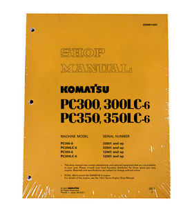 Komatsu United States of America  Service PC300-6/PC300LC-6/PC350-6/LC-6 Manual