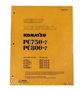 Komatsu Uruguay  PC750-7/LC/SE-7, PC800-7/SE-7 Service Manual